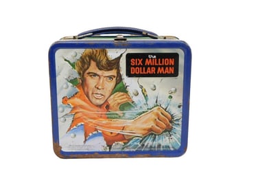 Vintage 1978 The Six Million Dollar Man Metal Lunchbox
