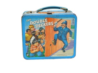 Vintage 1970 The Double Deckers Metal Lunchbox