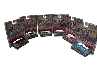 Case of 6 M2 Machines Auto-Thentics Die Cast Cars New in Package