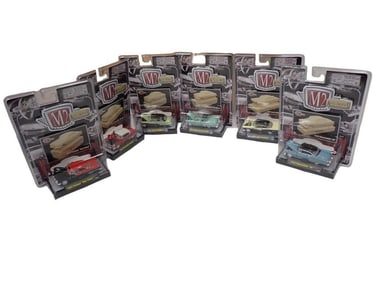 Case of 6 M2 Machines Auto-Thentics Die Cast Cars New in Package