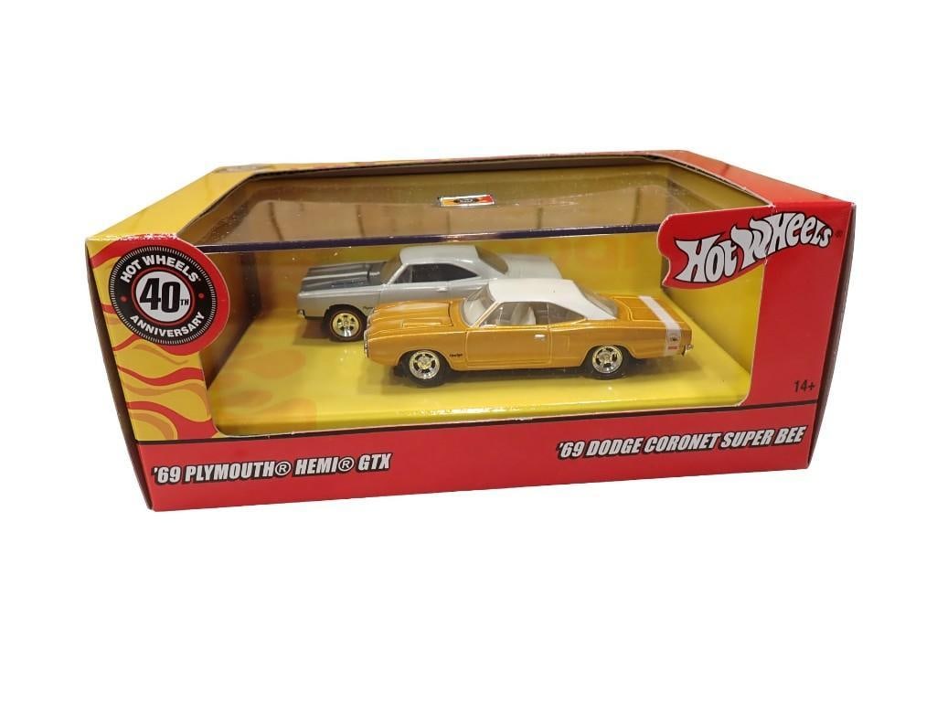 Hot Wheels 40th Anniversary Mopar Muscle Set incl '69 Plymouth Hemi GTX and '69 Dodge Coronet Super (1 of 8)
