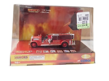 Corgi Heroes Under Fire REO Speedwagon Vigilant Hose Co. No 1, Shippensburg, PA US53103 Die Cast Fir