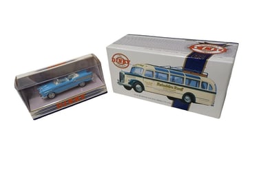 2 Matchbox Dinky Model Vehicles incl DY-S 10 1950 Mercedes Benz Diesel Omnibus Type 0-3500 and