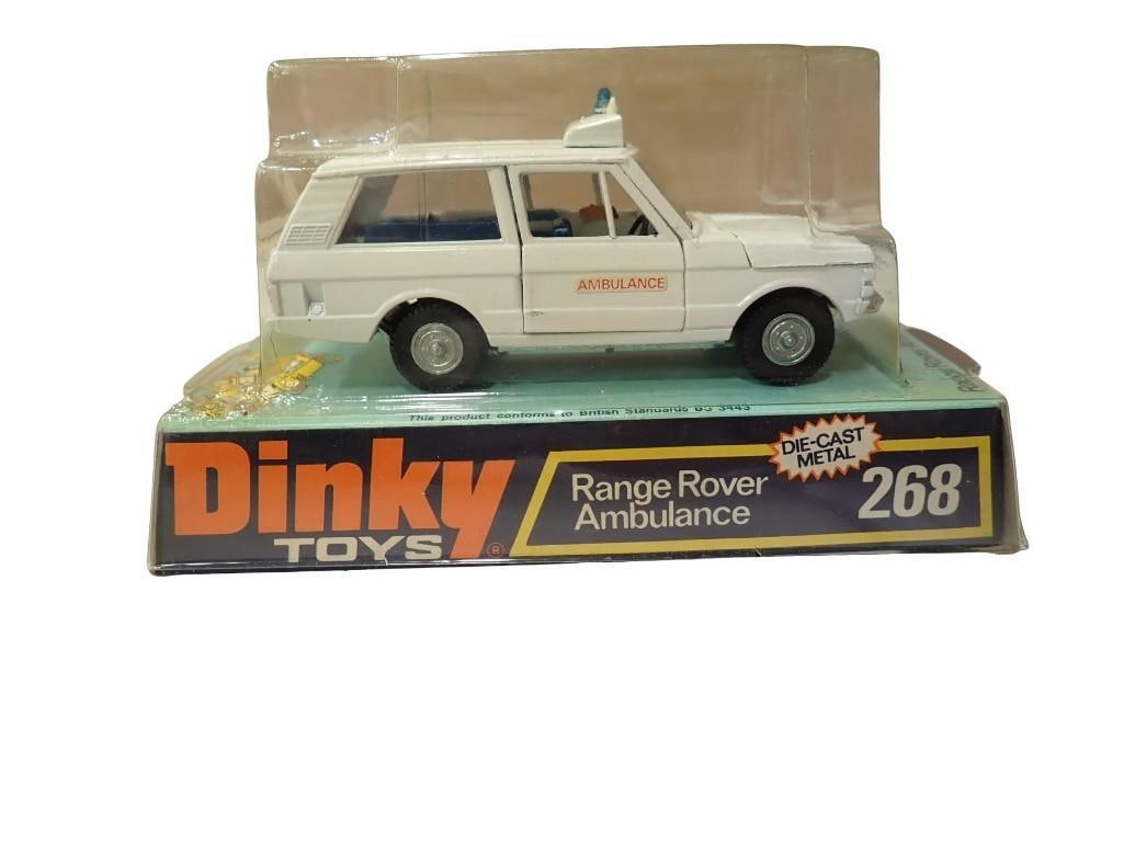 Dinky Toys Die Cast Metal Range Rover Ambulance 268 Model Vehicle in Original Package (1 of 7)