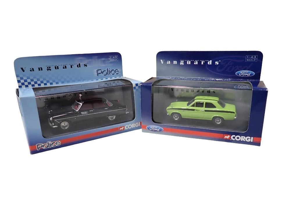 2 Corgi Vanguards Precision Die Cast Replicas 1:43 Scale Model Cars incl Ford Escort MK1 Mexico (1 of 18)