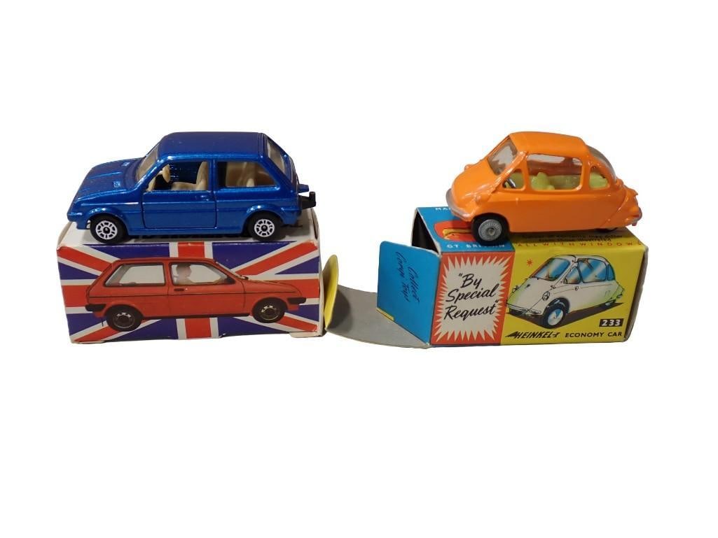 2 Corgi Toys Model Cars incl Corgi 233 Heinkel Economy Bubble Car and Corgi Toys Austin Mini Metro (1 of 18)