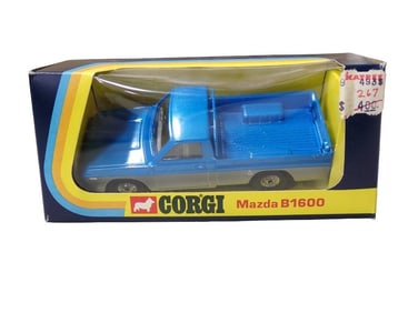 Corgi Mazda B1600 Pick Up Truck No 493 Blue in Original Box