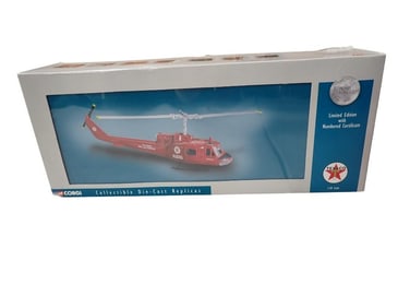 Corgi US50407 Texaco Huey Iroquois Texas Pipeline Helicopter 1:50 Scale Model