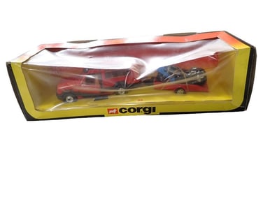 Corgi Gift Set 25 Matra Rancho with Motorcycle Model Vehicle Set in Original Box