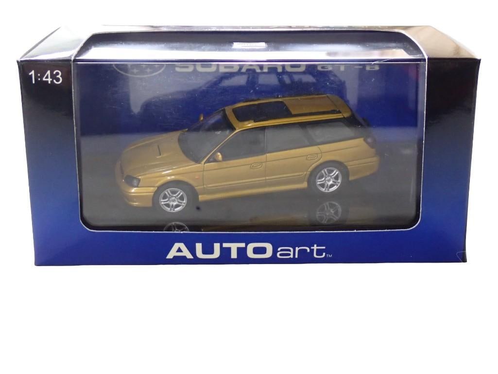 Auto Art 58621 Subaru Legacy GTB '99 (Gold) Die Cast 1:43 Scale Model Car in Original Box (1 of 6)