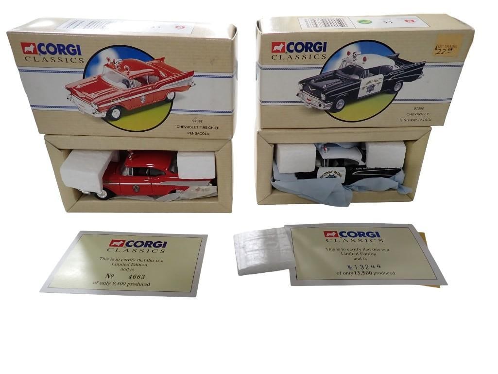 2 Corgi Classics Die Cast Model Vehicles incl 97397 Chevrolet Fire Chief Pensacola and 97396 (1 of 18)
