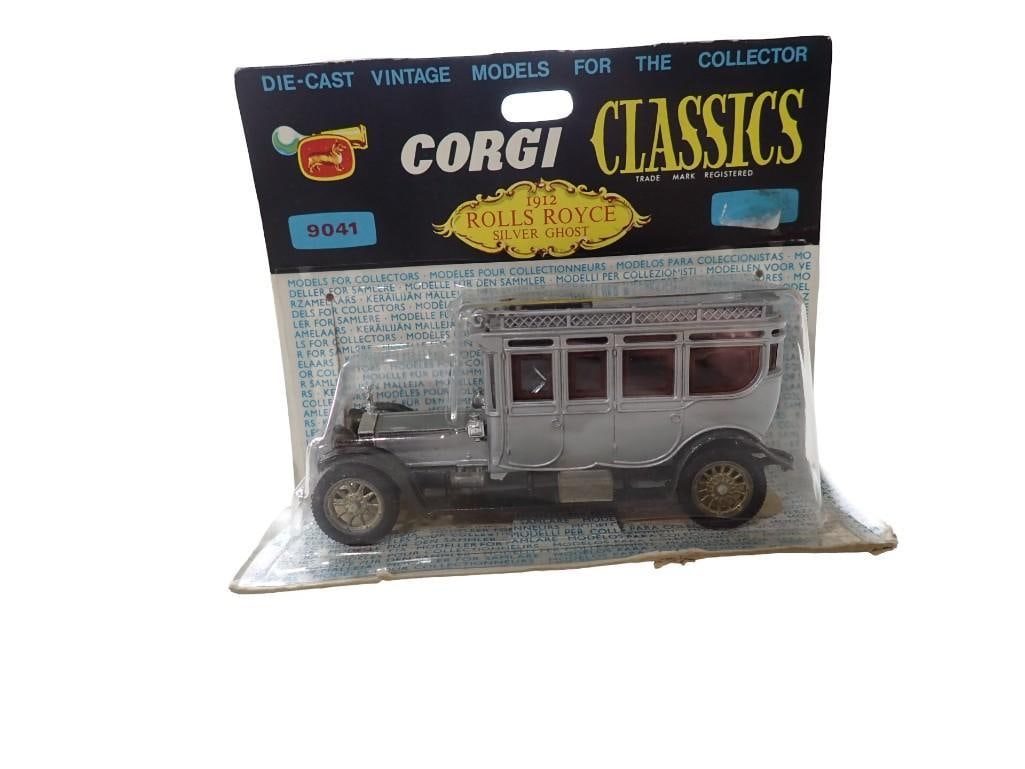 Corgi Classics 1912 Rolls Royce Silver Ghost Die Cast Model Car 9041 in Original Package (1 of 7)