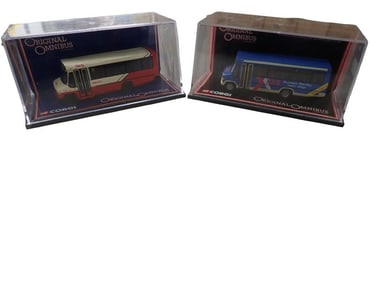 2 Corgi Die Cast Model Original Omnibus Buses incl Midland Red and Burton-Derby Non Stop