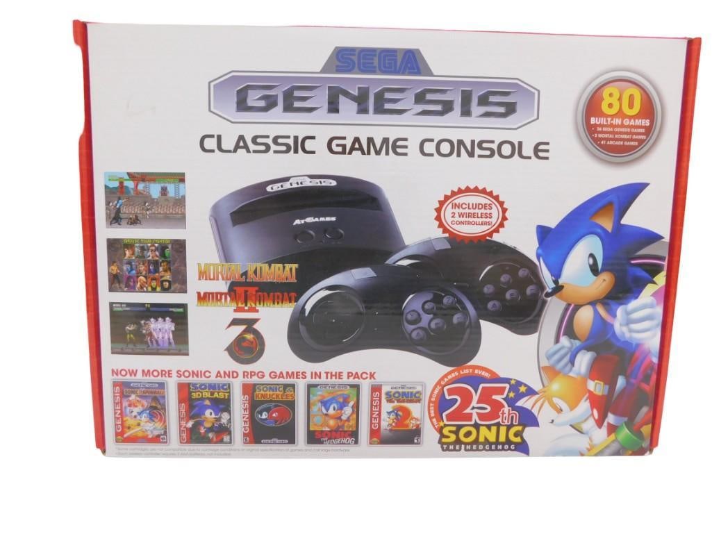 Sega Genesis Classic Game Console with 80 Built In Games incl Sonic the Hedgehog, Etc (1 of 3)