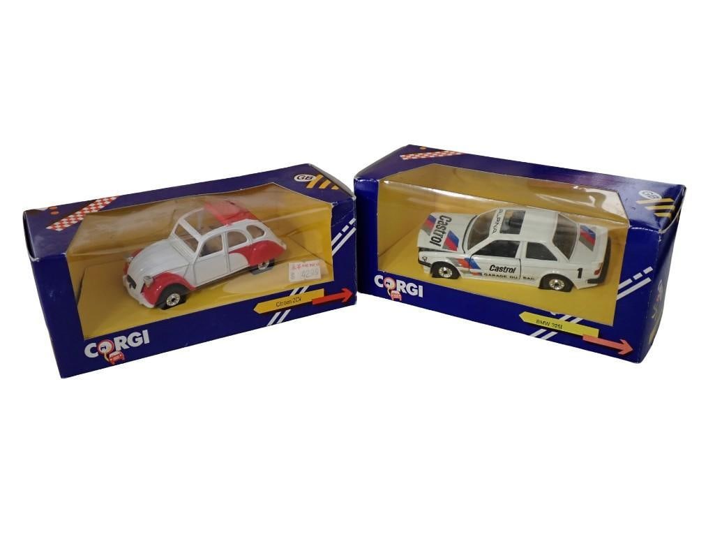 2 Corgi Die Cast Model Cars incl Citroen 2CV and BMW 3251 Castrol Both in Original Boxes (1 of 12)