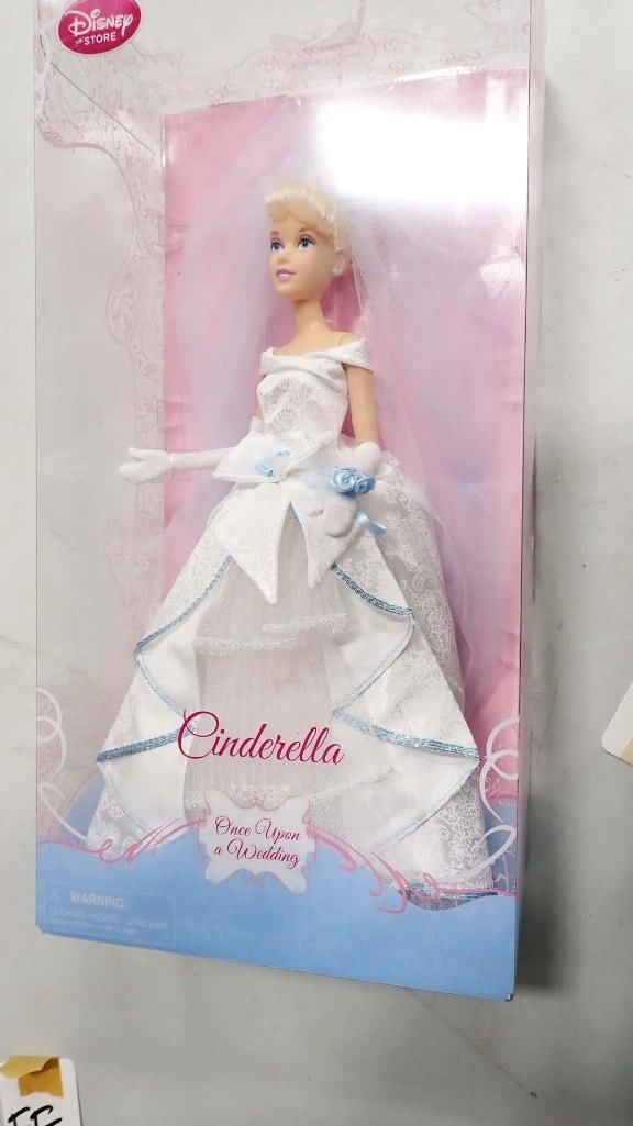 Disney Store Cinderella Once Upon a Wedding Doll New in Package: Disney Store Cinderella Once Upon a Wedding Doll New in Package All pictures are considered part of the description and should be examined carefully by bidders. Live Auctioneers is now offering Li