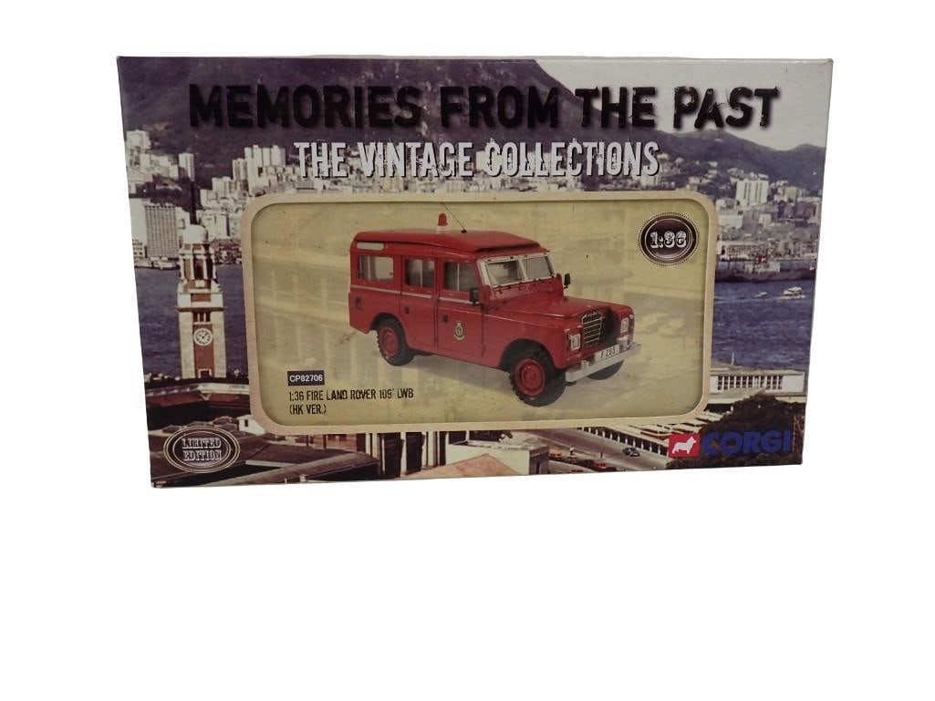 Corgi 1:36 Scale Police & Fire Land Rover 109 LWB (HK Ver) Die Cast Model Firetruck in Original Box (1 of 8)