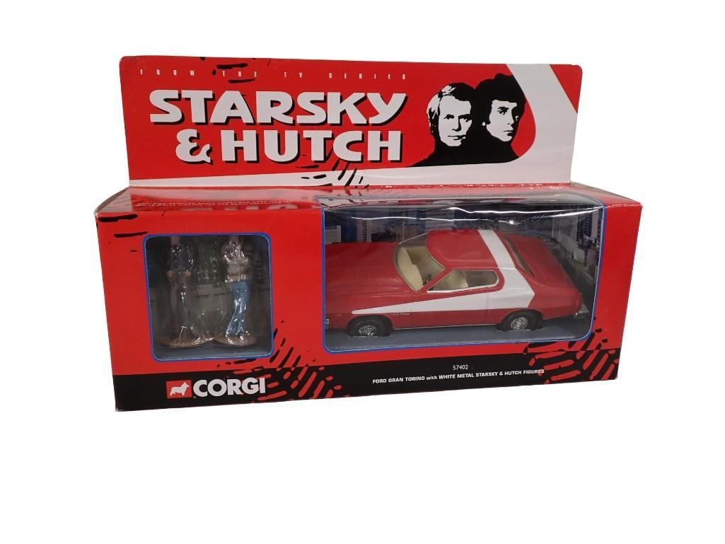 Corgi Starsky & Hutch 57402 Die Cast Model Ford Gran Torino with Metal Figures in Original Box (1 of 6)