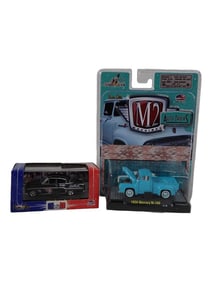 2 M2 Machines Die Cast Models incl Premium Edition Auto Drags 1954 Dodge Royal and Auto Trucks