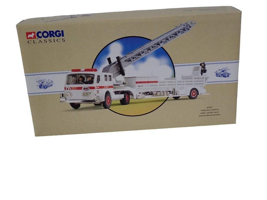 Corgi Classics American La France Aerial Ladder Truck Denver Fire Department 97387 Die Cast Model (1 of 10)