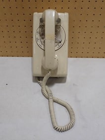 Vintage Rotary Dial Wall Telephone - untested