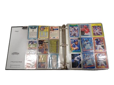 Binder with Baseball Cards