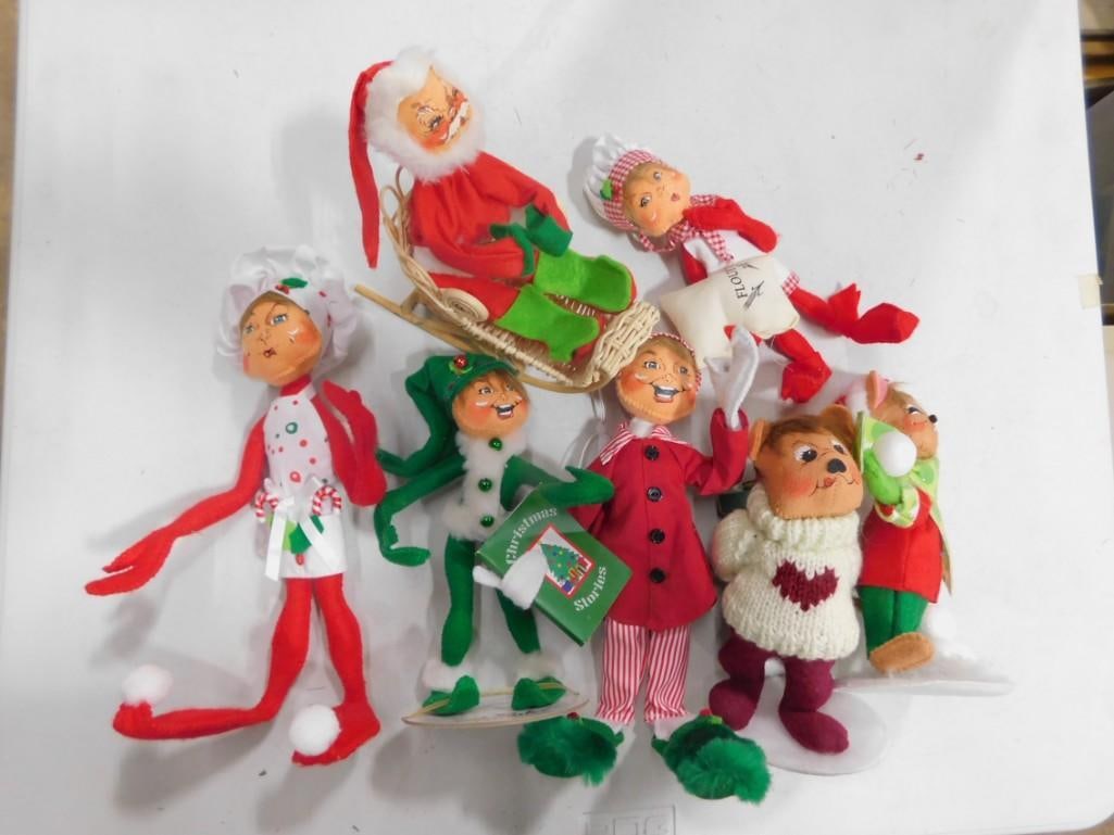 Lot of assorted Annalee Christmas dolls (1 of 5)