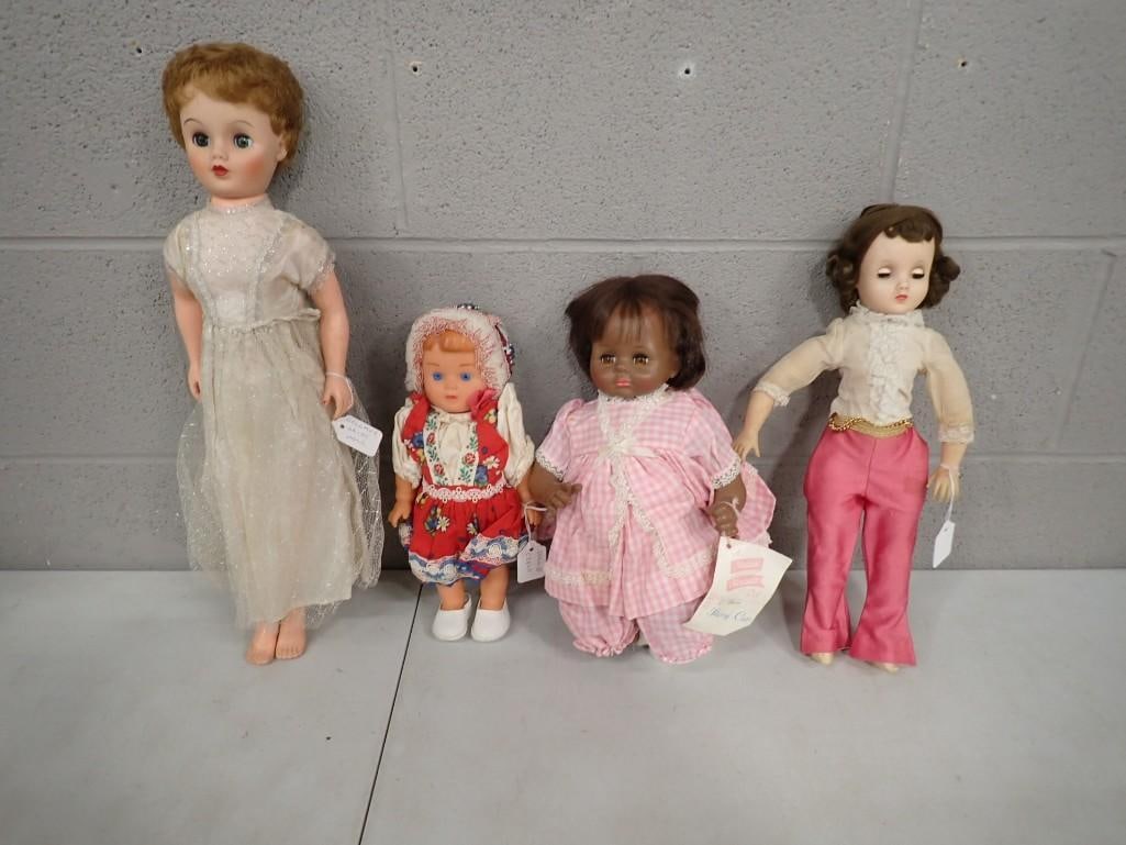 Vintage Doll Lot including Madame Alexander, Czech Doll, Bride Doll, etc: Vintage Doll Lot including Madame Alexander, Czech Doll, Bride Doll, etc 20x6x4" Live Auctioneers is now offering Live Shipping through them. This is an optional payment/shipping system. If you woul