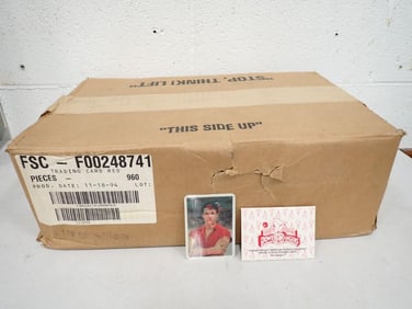 Case of 960 Red Saban's Mighty Morphin Power Rangers Magic Action Trading Cards Red Ranger