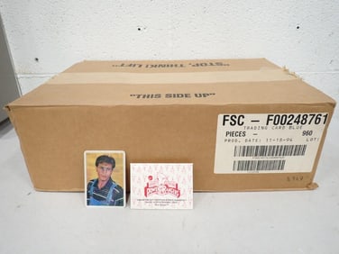 Case of 960 Blue Saban's Mighty Morphin Power Rangers Magic Action Trading Cards Blue Ranger