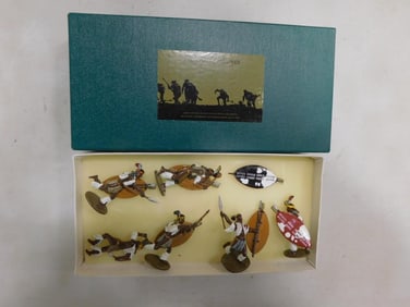 Frontline Figures Metal Toy Soldiers Z.W.6. Zulu Regiment Charging to Attack