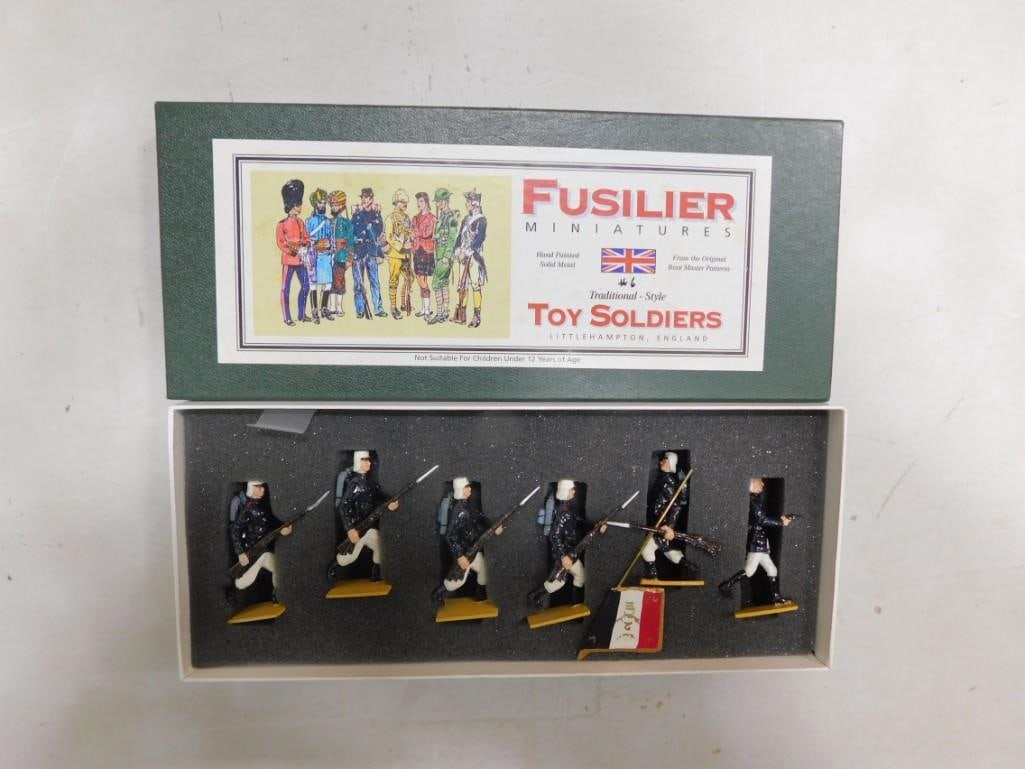 Fusilier Miniatures Metal Toy Soldiers Set of 6 in Original Box (1 of 6)