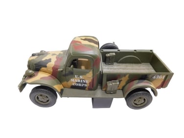 Die Cast Model Truck 1946 USMC US Marine Corps Camouflage