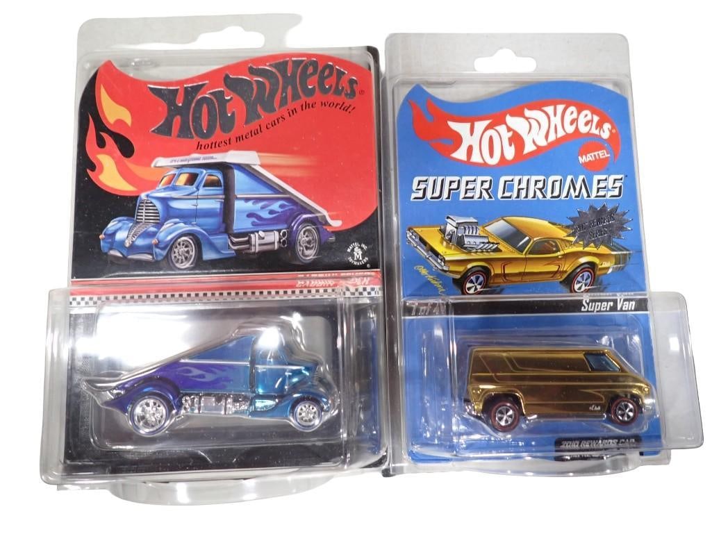 Hot Wheels Super Chromes Redline Reproduction Super Van and Hot Wheels Red Line Club Cabbin Fever (1 of 8)