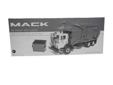 Mack MR Refuse Groot 19-3120 Refuse / Garbage Truck with Trash Bin 1:34 Scale Die-Cast Replica
