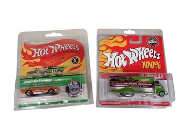 Hot Wheels 2016 Redline Spoilers Light My Firebird and Hot Wheels 100% Convention Series '38 Ford C.
