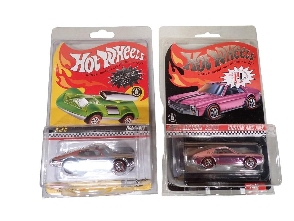 Hot Wheels Neo Classics Series Olds 442 and Hot Wheels Red Line Club RLC Custom AMC AMX (1 of 8)
