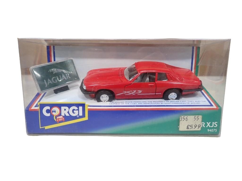 Corgi Jaguar XJS 94075 Die Cast Model Car in Original Box: Corgi Jaguar XJS 94075 Die Cast Model Car in Original Box All pictures are considered part of the description and should be examined carefully by bidders. Live Auctioneers is now offering Live Shippin