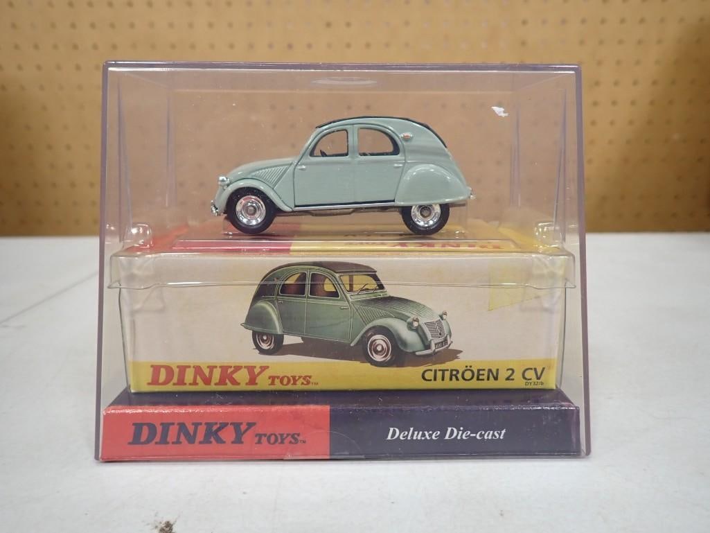 Dinky Toys Citroen 2 CV Die Cast Model Car DY32/b in Original Package with Acrylic Display (1 of 6)