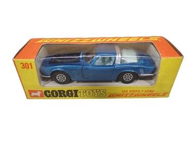 Corgi Whizzwheels 301 ISA Grifo 7 Litre Die Cast Model Car in Original Box