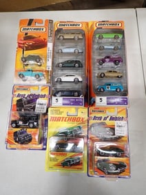 Lot of Matchbox Die Cast Model Cars and Vehicles incl 2 Gift Sets All New in Package