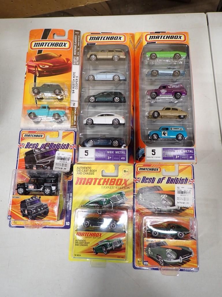 Lot of Matchbox Die Cast Model Cars and Vehicles incl 2 Gift Sets All New in Package (1 of 7)