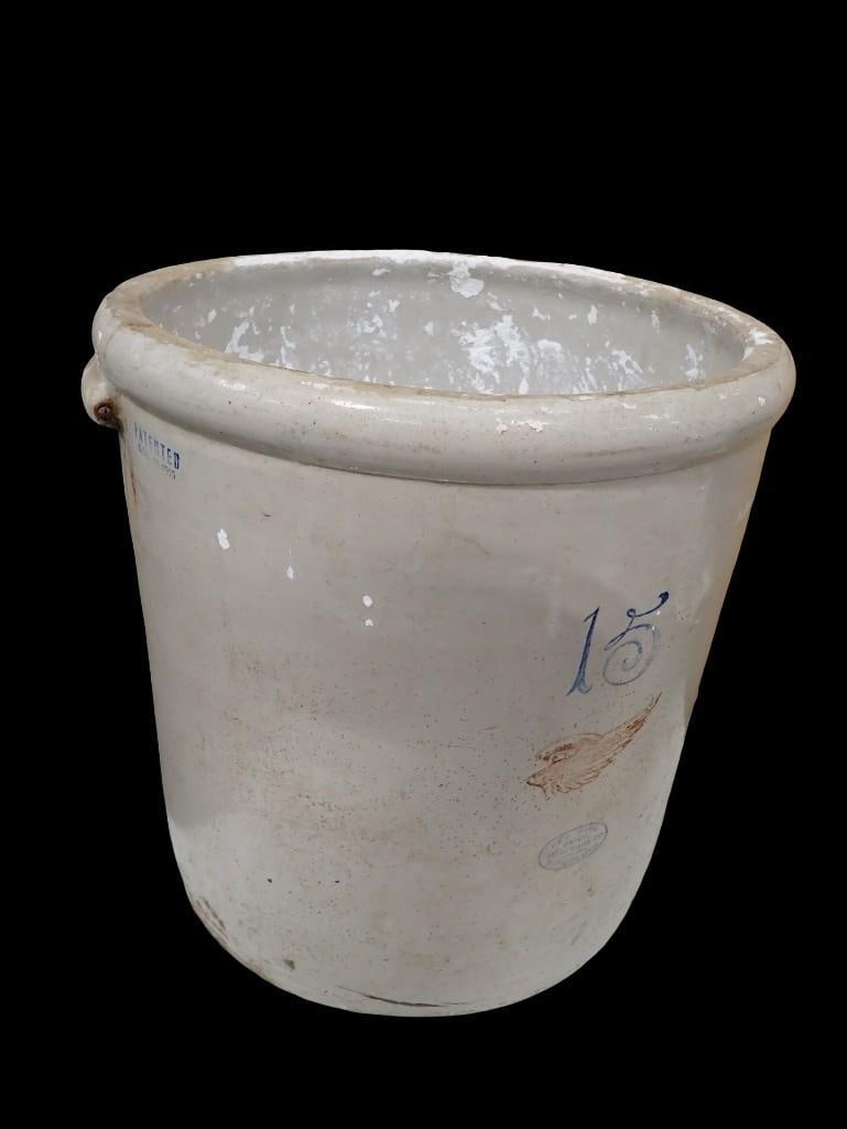 Red Wing 15 Gallon Stoneware Crock with Salt Glaze (1 of 6)