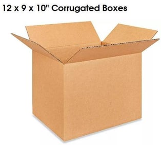 Lot of 12x10x9" Corrugated Boxes - roughly 24 of them