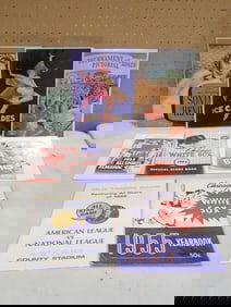 Vintage Ephemera incl 1955 Chicago White Sox Official Score Book, Ice Capades, Tournament of Roses P