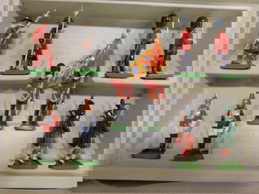 Vintage Metal Britains Toy Soldiers including Beefeaters, British