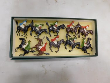 Britains "Arabs of the Desert" Horse mounted Metal toy soldiers