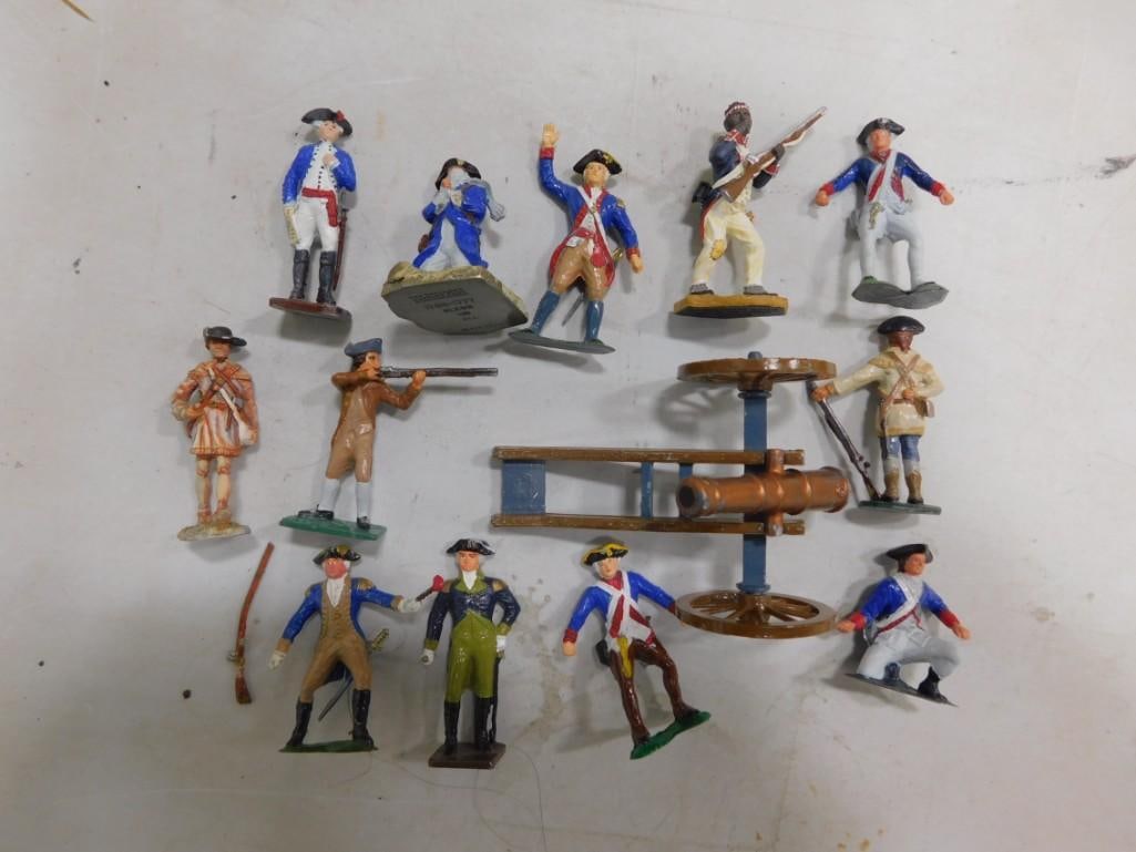 Lot of Toy Soldiers - looks to be American Revolutionary War: Lot of Toy Soldiers - looks to be American Revolutionary War All pictures are considered part of the description and should be examined carefully by bidders. Live Auctioneers is now offering Live Ship