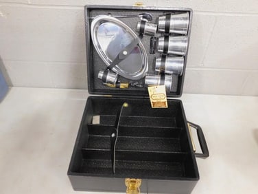 Vintage Trav L Bar Portable Bar Set with Built in Case