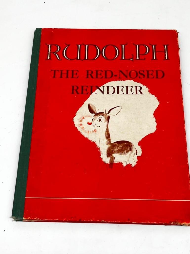 Montgomery Ward 1939 Book Rudolph The Red Nosed Reindeer Robert May HC (1 of 4)